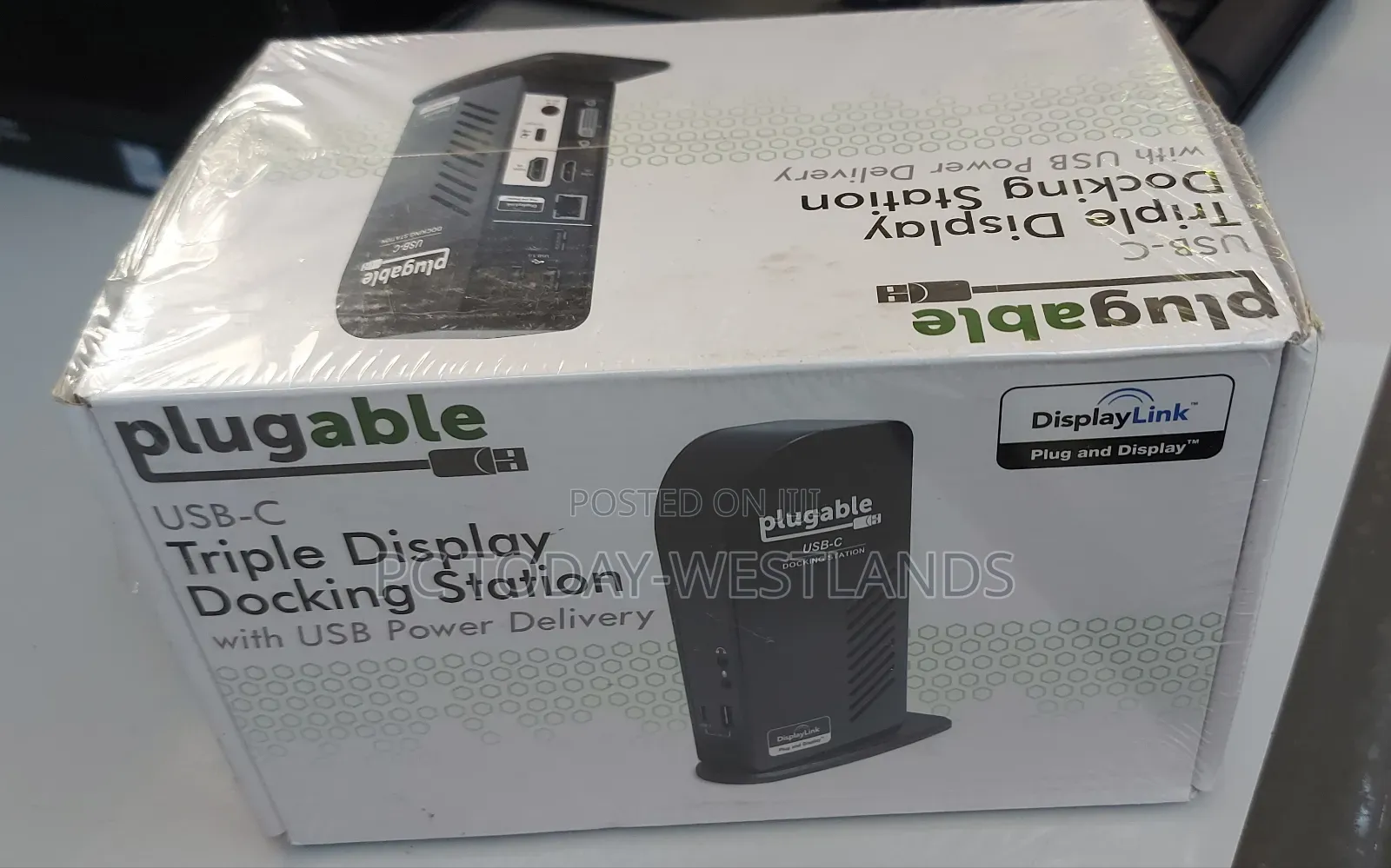 Plugable USB Type-C Triple Display Docking Station Mac/Win