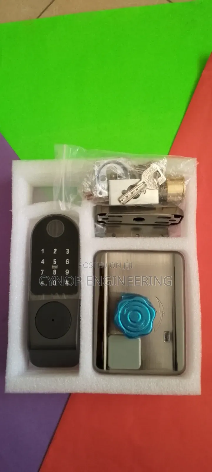 Smart Lock With Key and Rfid