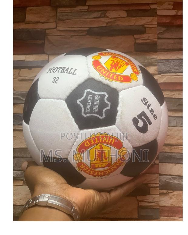 Quality Pure Leather Soccer Balls Size 5 Fifa Standard