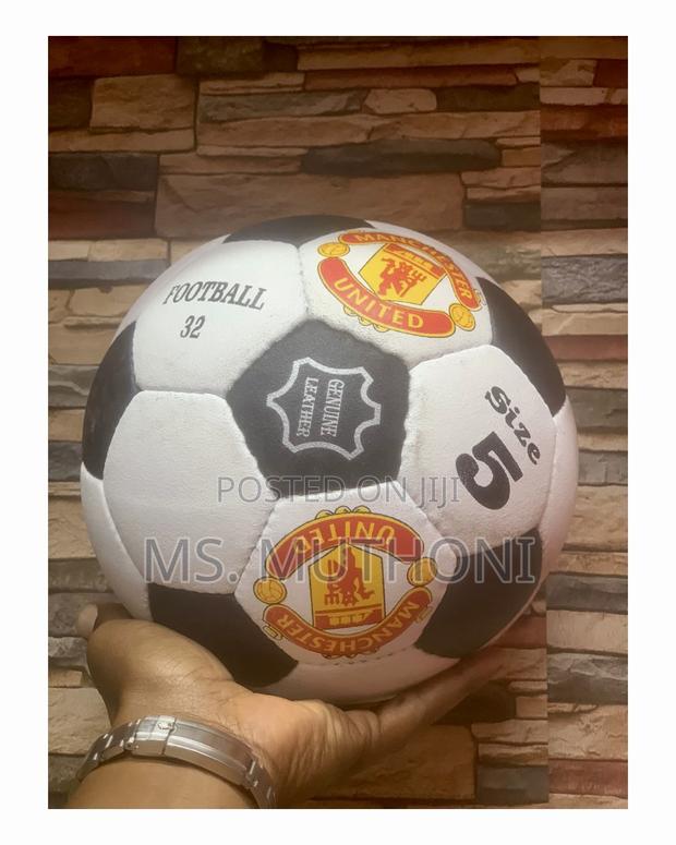 Quality Pure Leather Soccer Balls Size 5 Fifa Standard - thumbnail 3