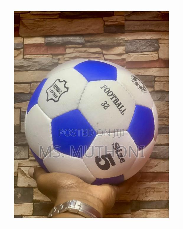 Quality Pure Leather Soccer Balls Size 5 Fifa Standard - thumbnail 2
