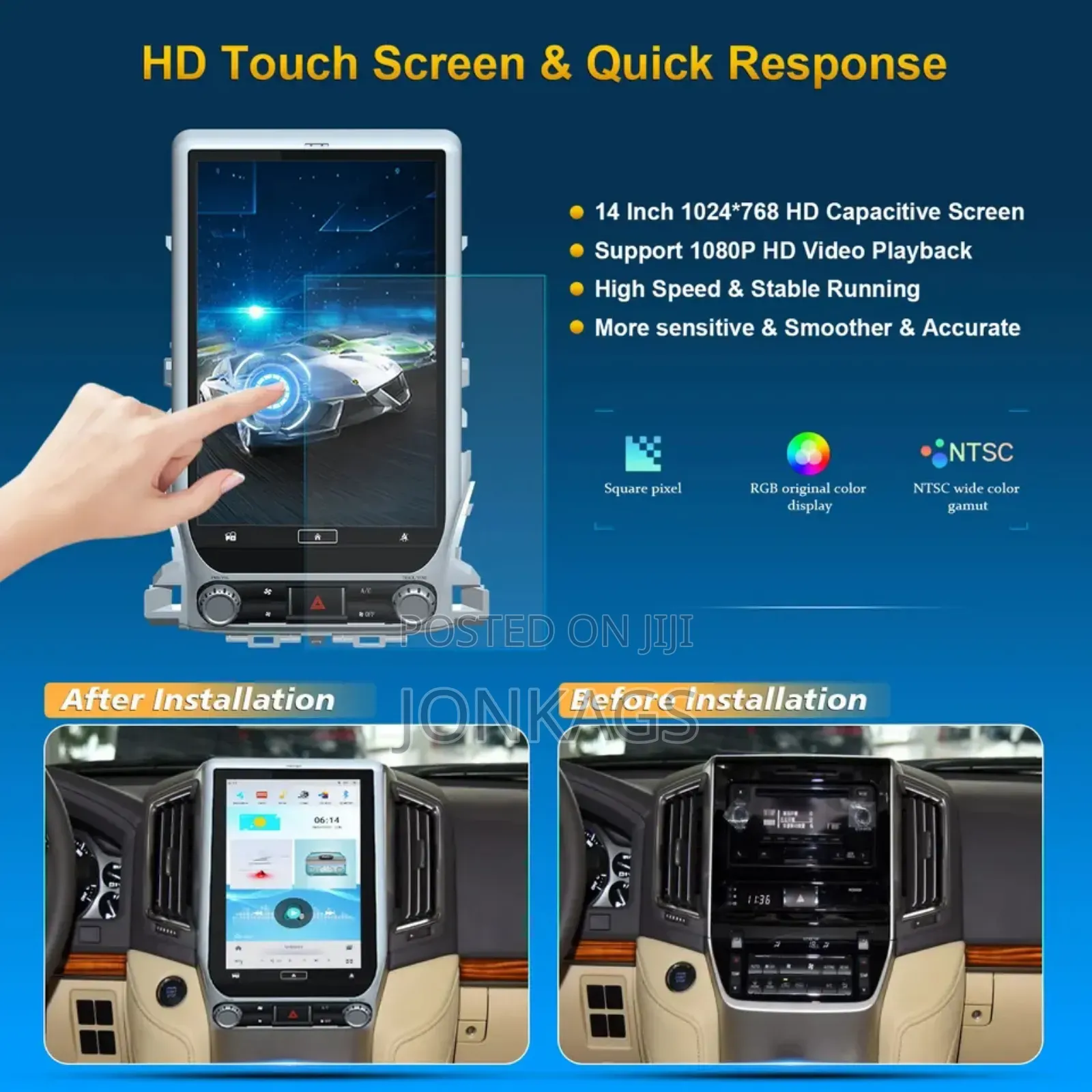 Android Tesla for Landcruiser 200 2016-2020