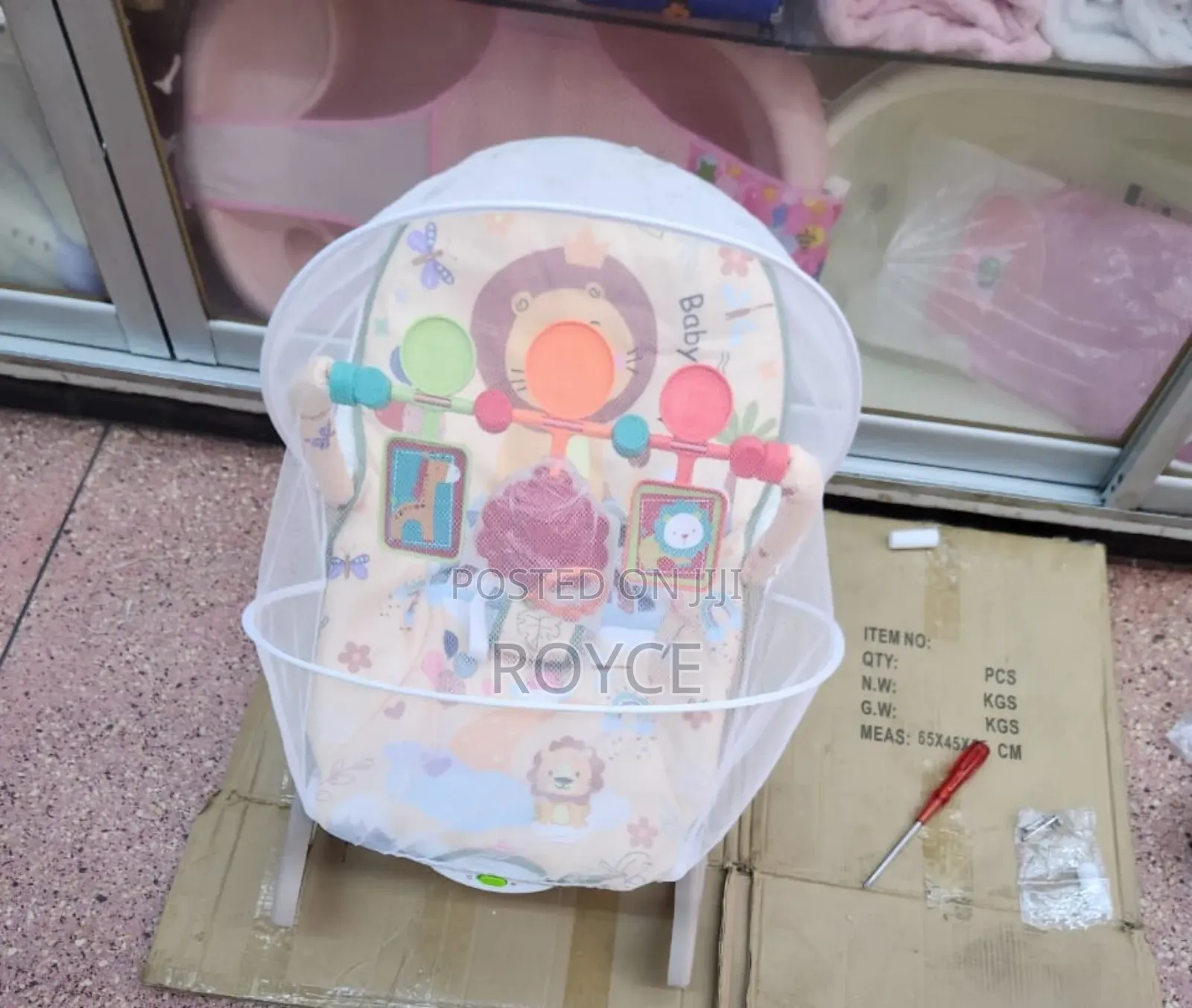Baby Rocker With Mosquito Net