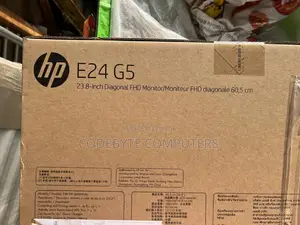 HP E24 G5 23.8" FHD Monitor Adjustable Height/Tilt/Swivel/