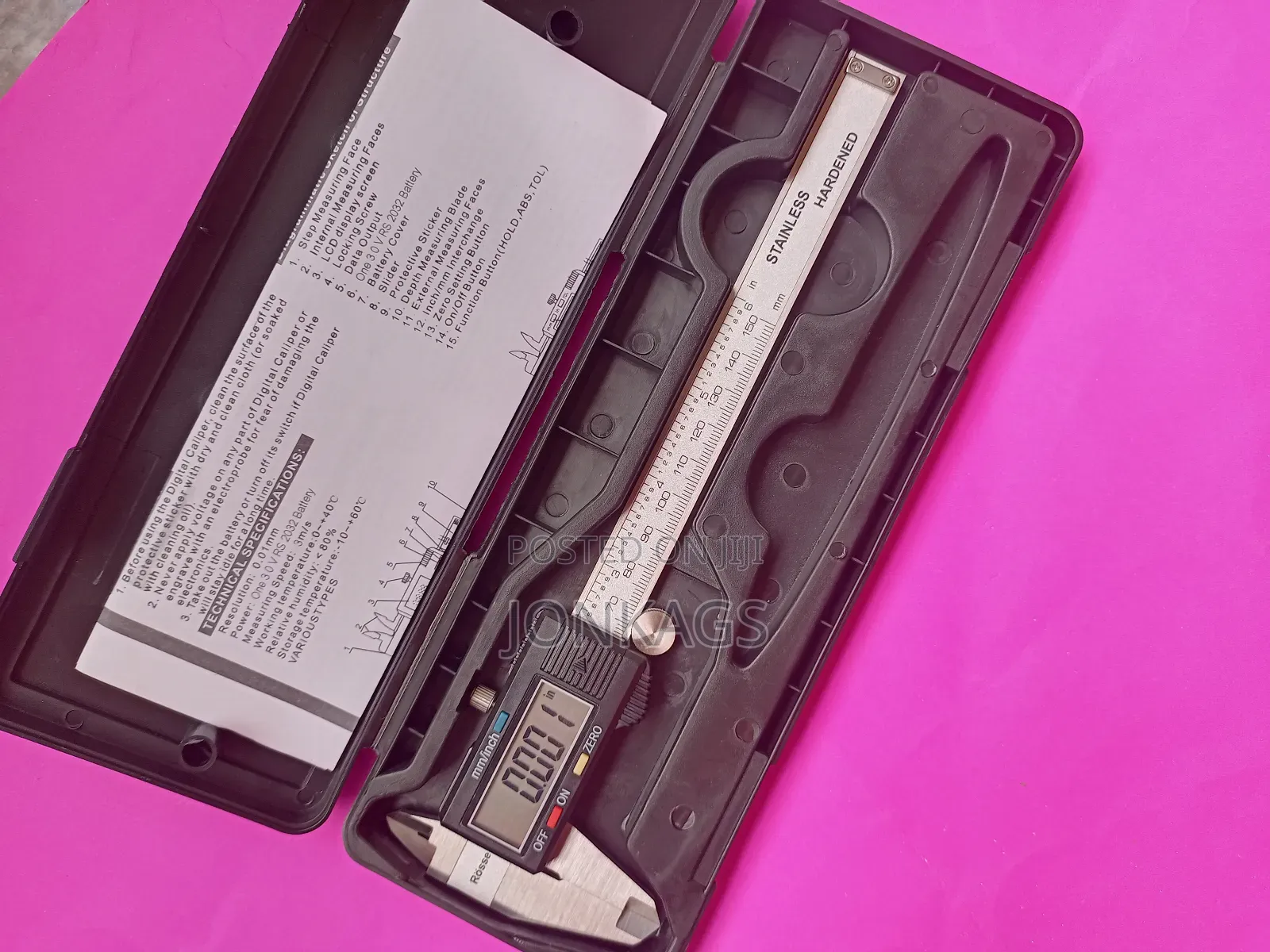 Digital Stainless Steel Vernial Calipers 150mm