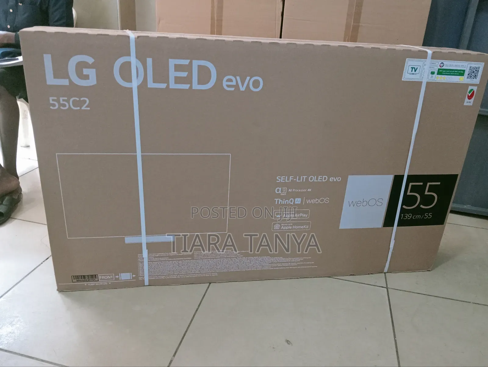 LG Oled55c2 Oled Evo C2 55 Inch Smart Thinq Ai TV