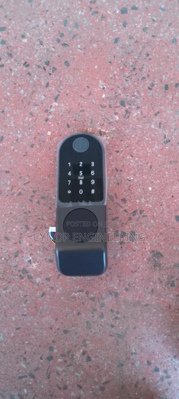 Biometric Gate Lock With Fingerprint Scan