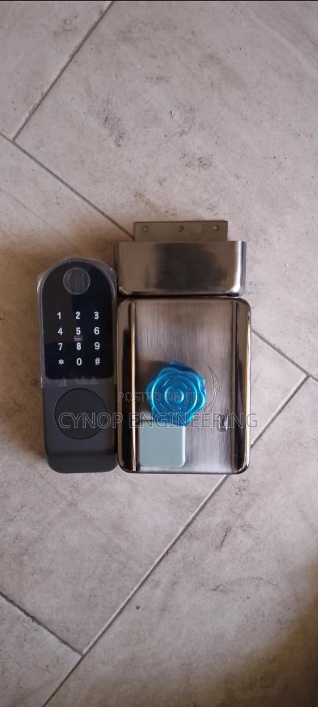 Secure Gate Lock With Passcode Access - main view