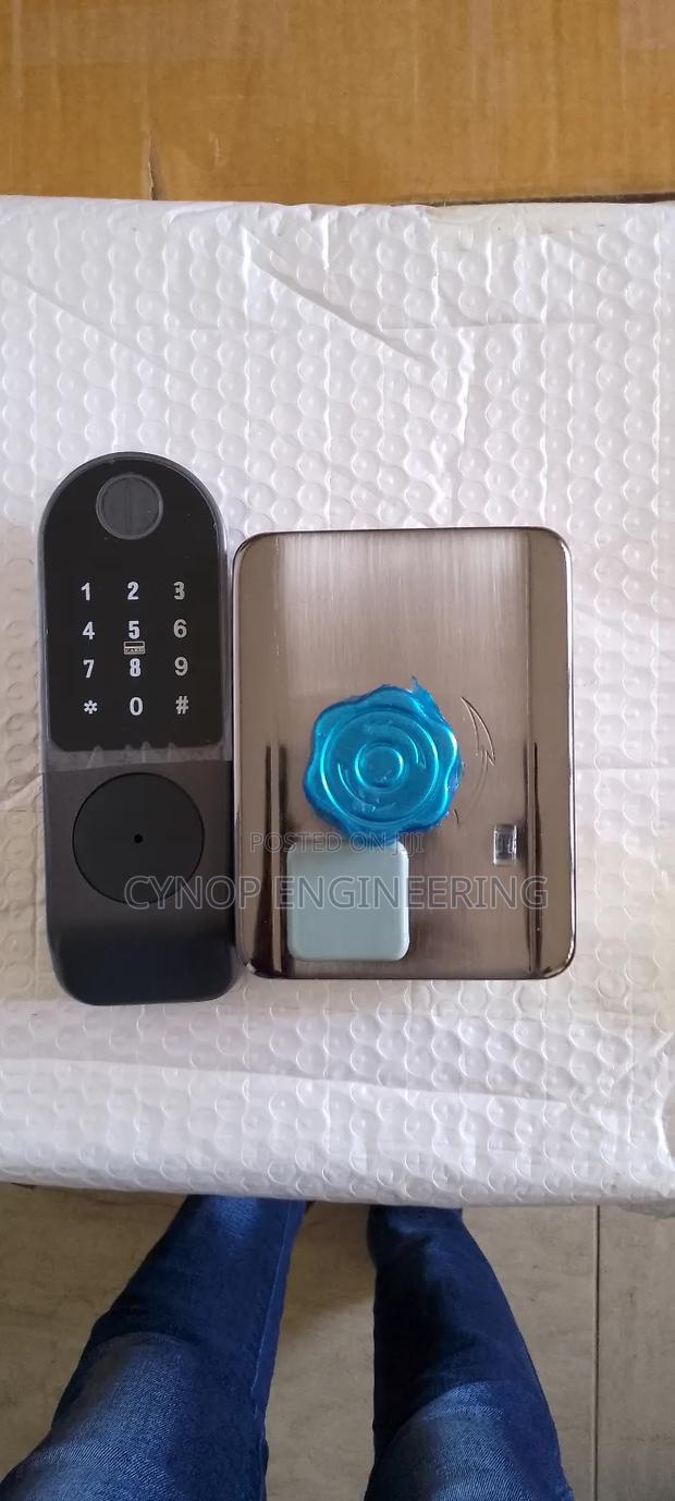 Smart Gate Lock With Fingerprint Access