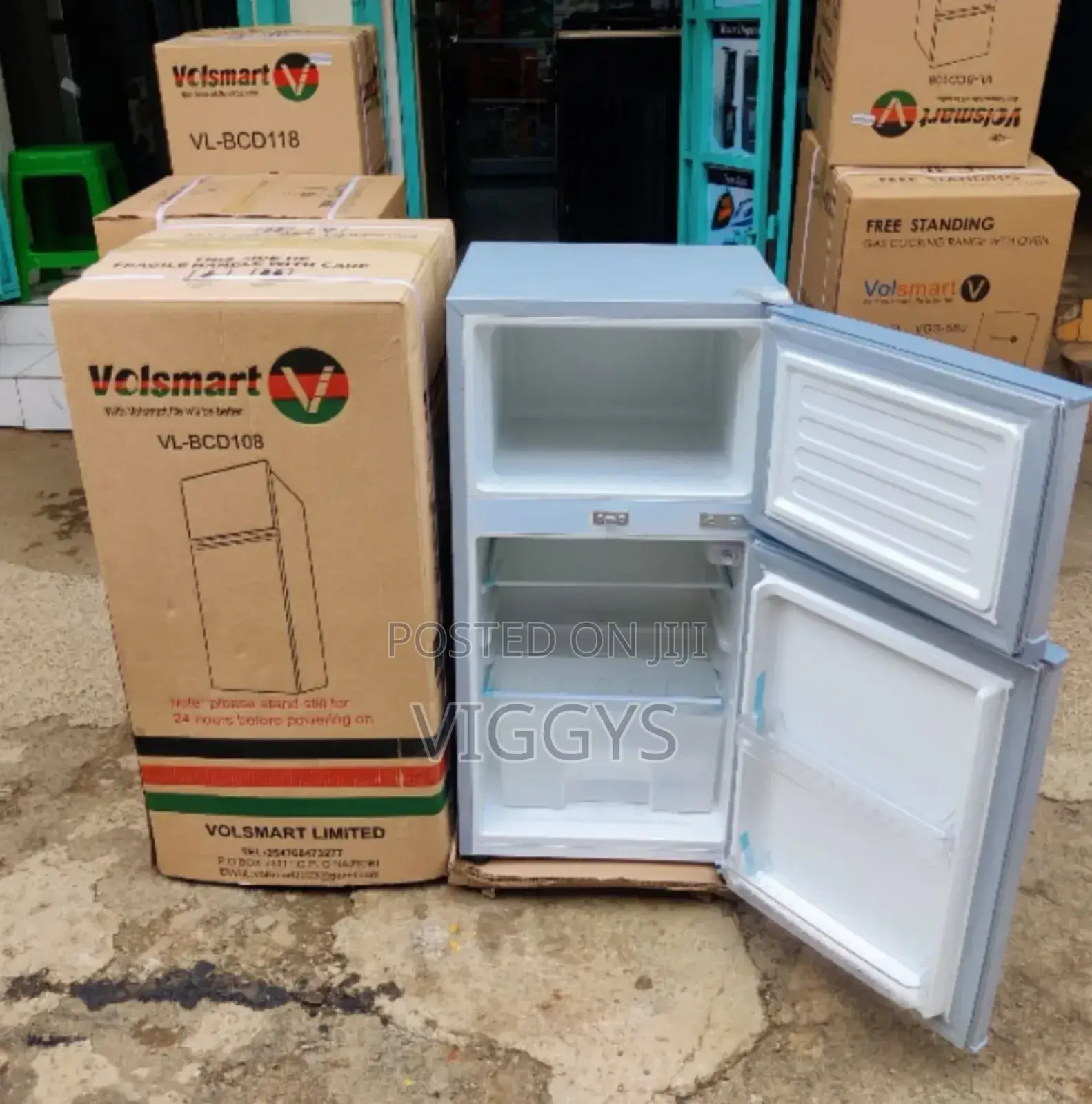 Affordable 109 Litres Volsmart Fridge Double Door