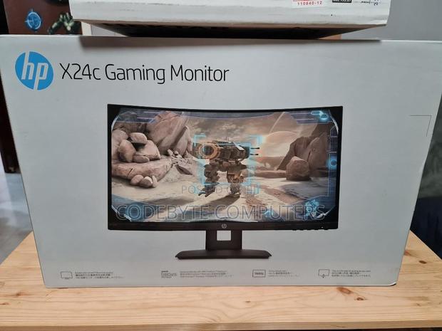 HP X24c Monitor-Hp X24c Curved Gaming Monitor