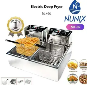 #Classic Electric 6l +6l Double Deepfrier Mf -02