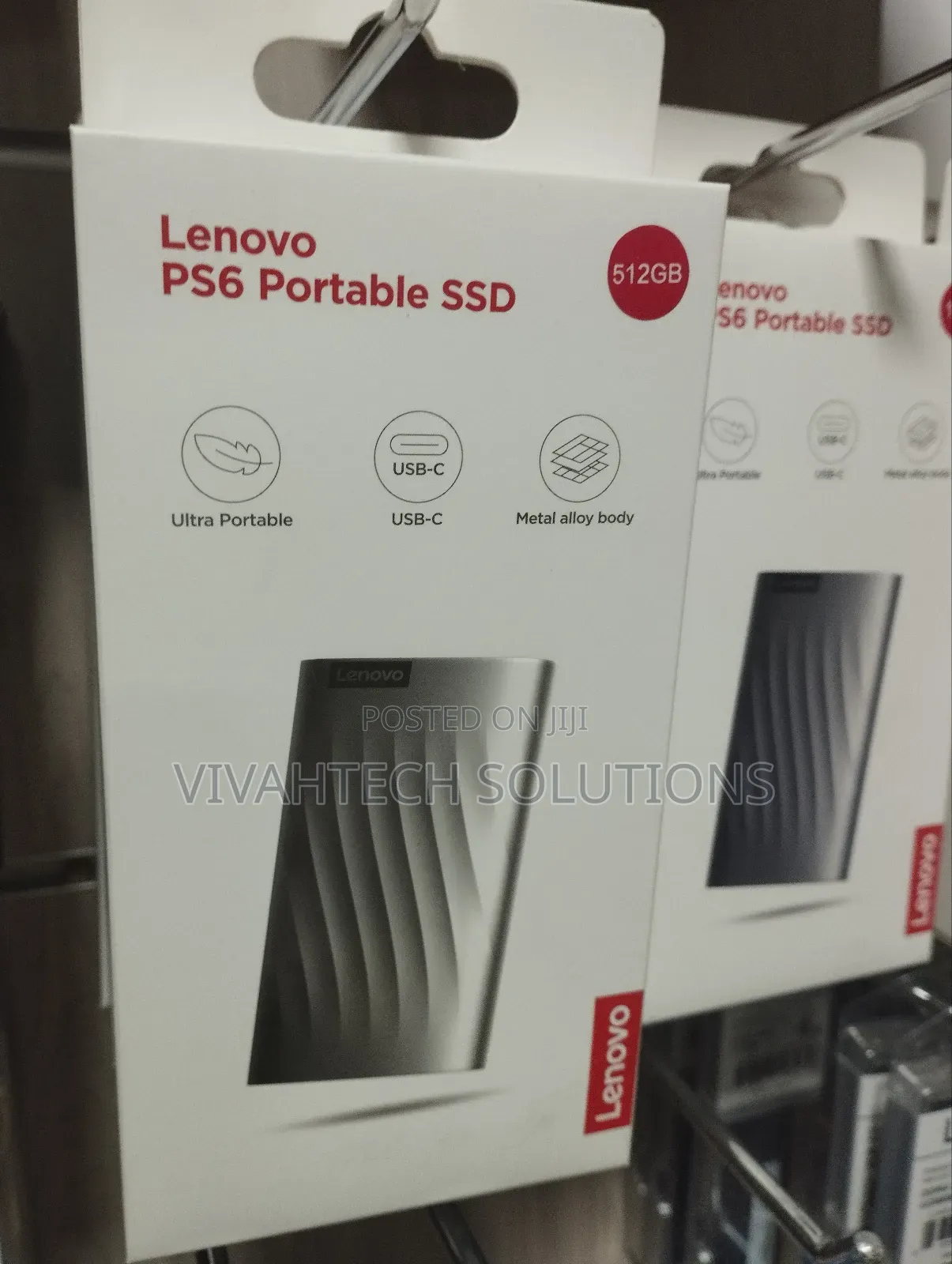 Lenovo PS6 Portable External SSD 512GB !! Lenovo 512GB SSD