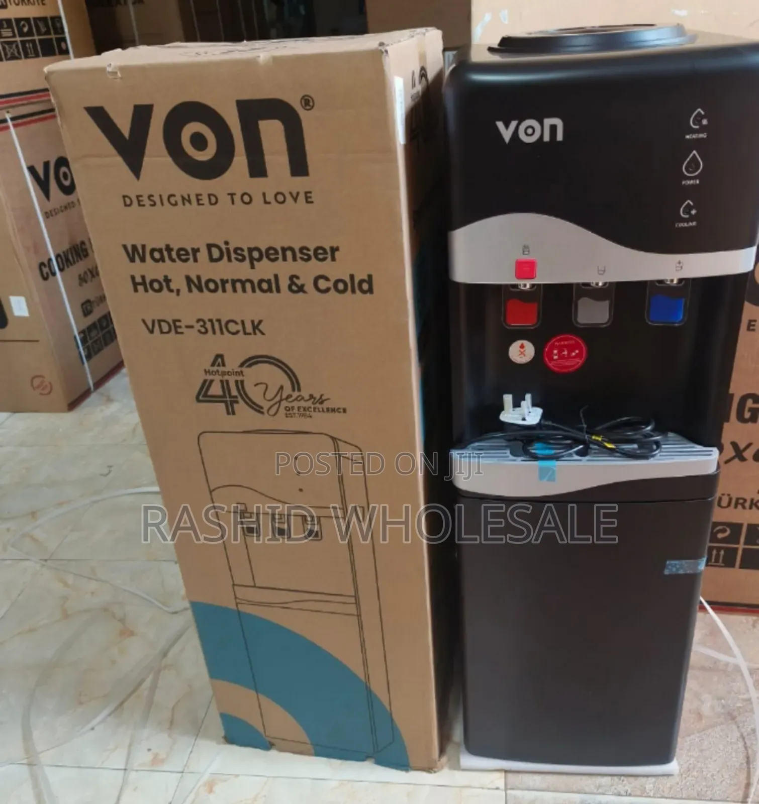 Von , Hot,Normal and Cold.
