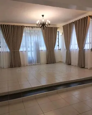 Dinning Area Interior Decor, Curtains, Light Etc