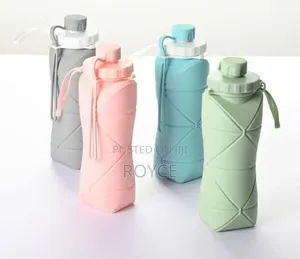 Folding Silicone Outdoor Bottle-600ml