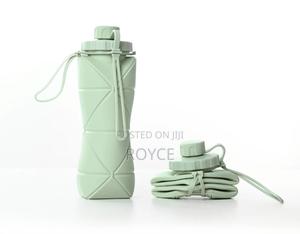 Folding Silicone Outdoor Bottle-600ml - thumbnail 2