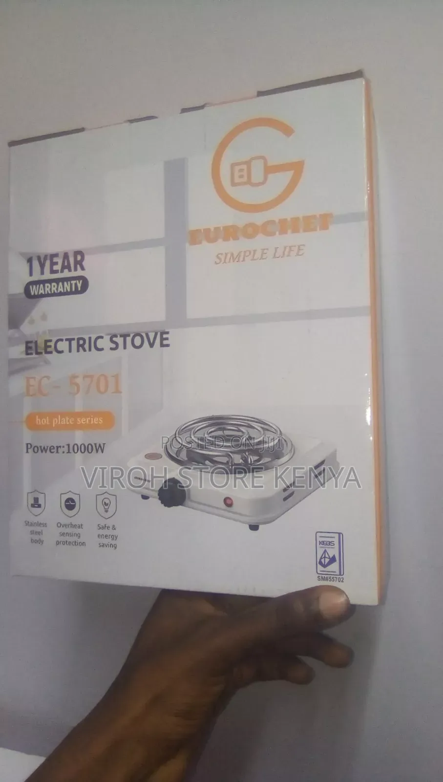 One Cooking Plate Electric Stove
