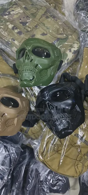 Motorcycle Skull Tactical Facemask Protective Goggles