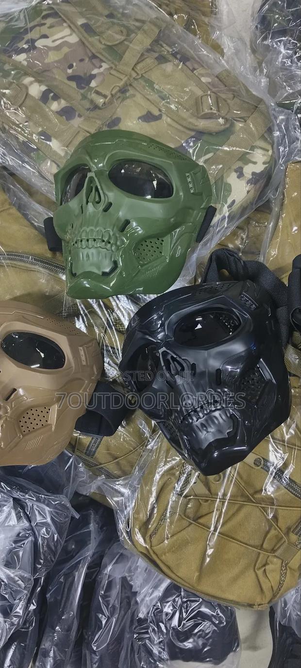Motorcycle Skull Tactical Facemask Protective Goggles - thumbnail 3