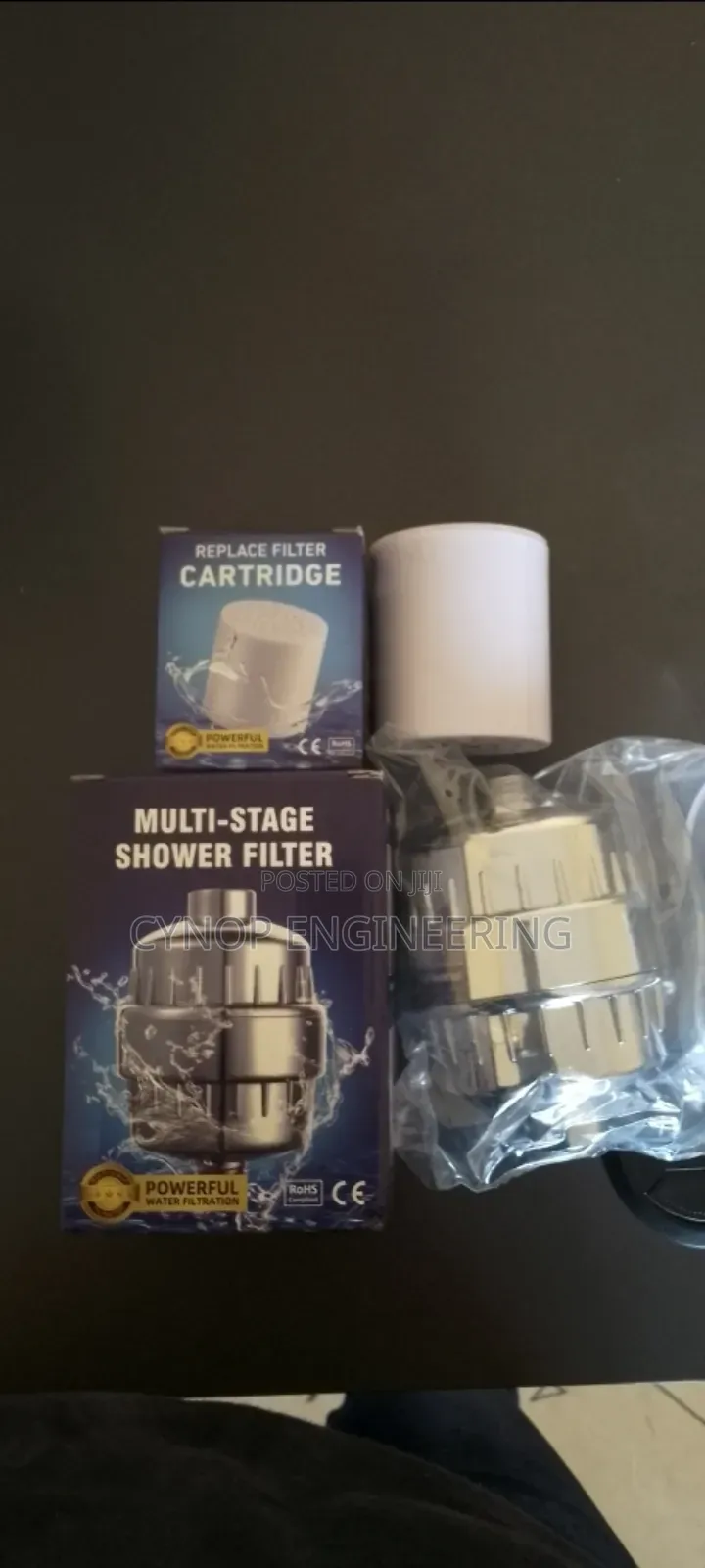 Advanced Shower Filter Removes Water Hardness