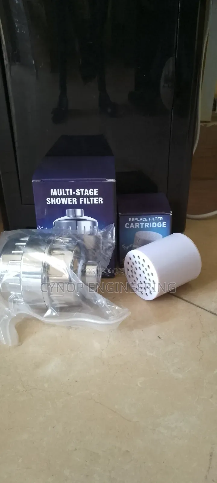 Shower Particles Filter Eliminates Suspended Solids
