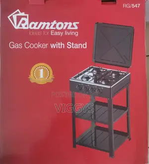 Classic Ramtons 4 Burner Standing Cooker With Shelf Rg-5