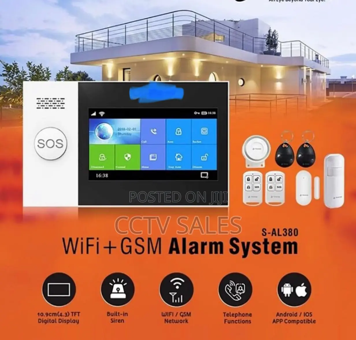 8zone Wireless Alarm Panel