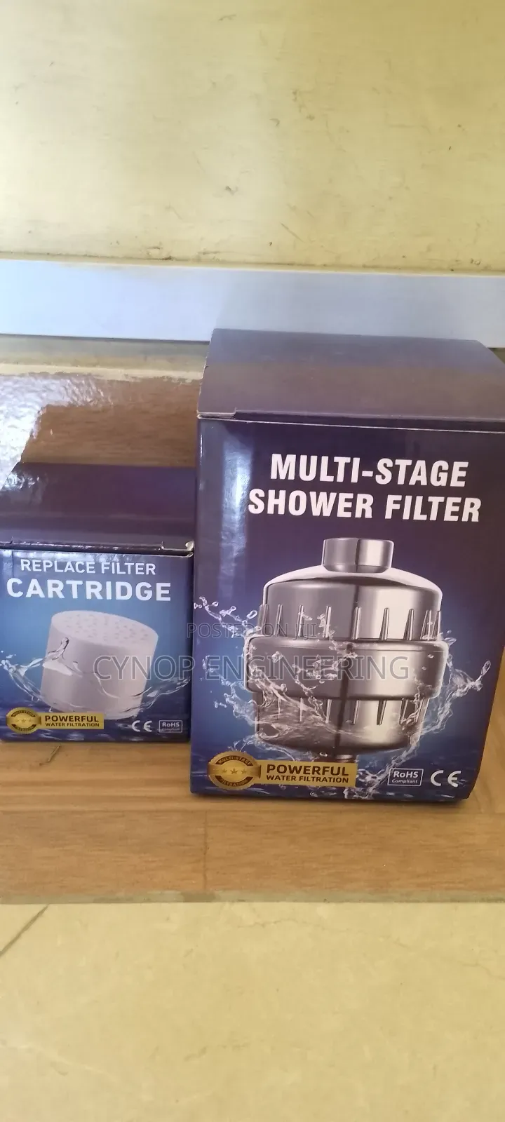 Shower Water Filter Removes Hard Minerals