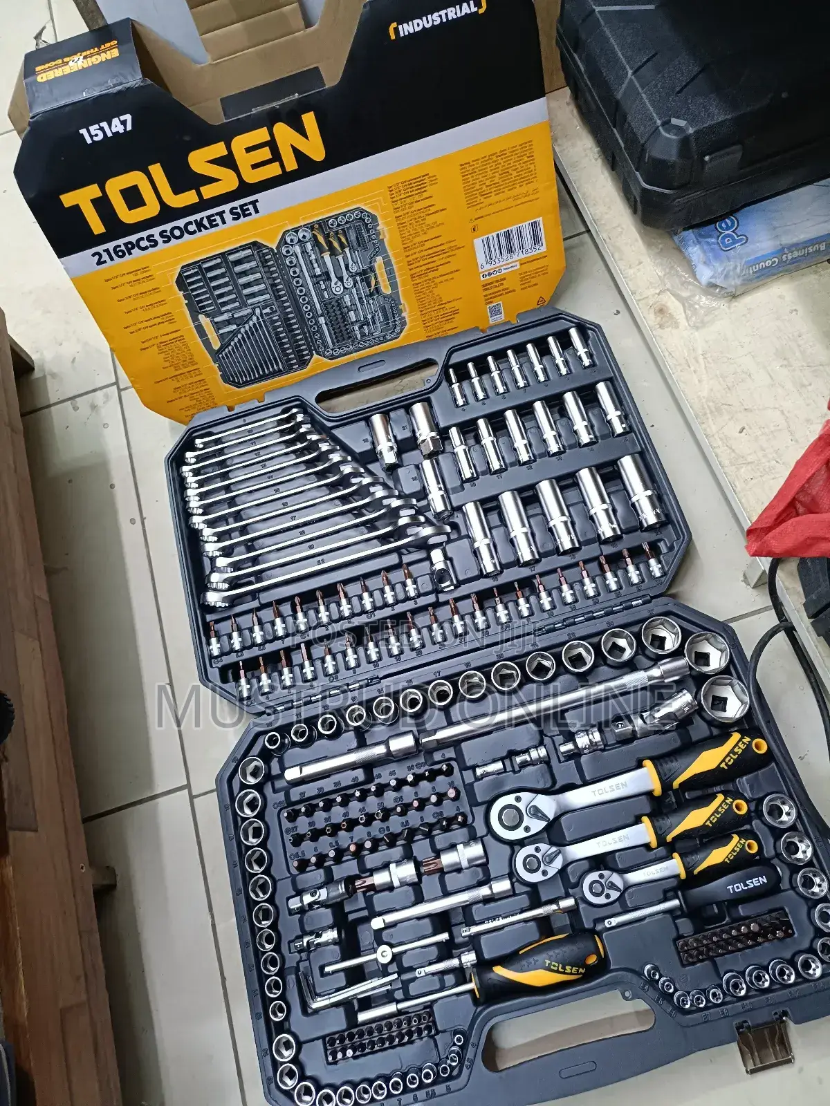 Tolsen Spanner Box/Chrome Set