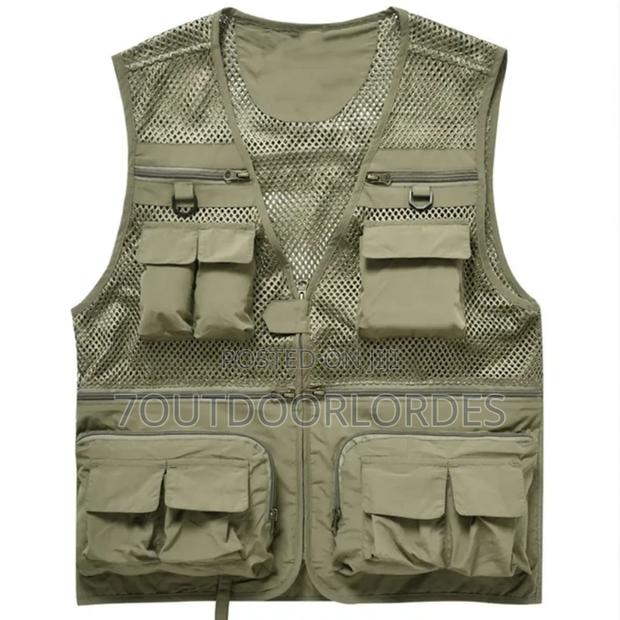 Outdoor Jacket Half Coat Cargo Vests