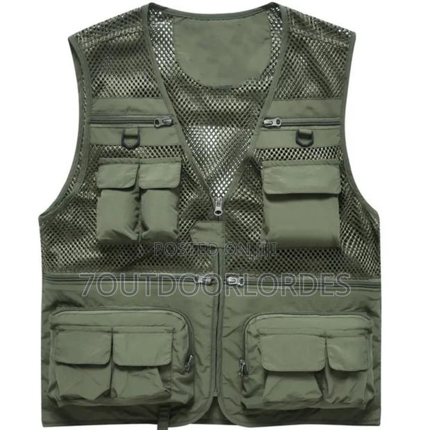 Outdoor Jacket Half Coat Cargo Vests - thumbnail 2