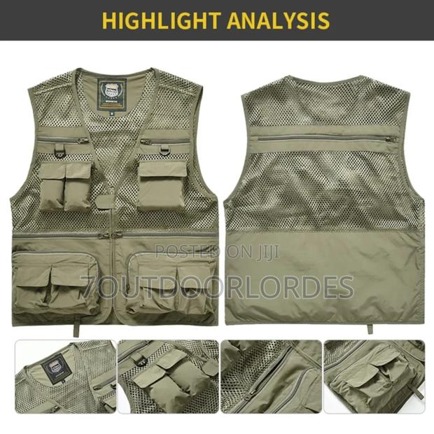 Outdoor Jacket Half Coat Cargo Vests - thumbnail 3