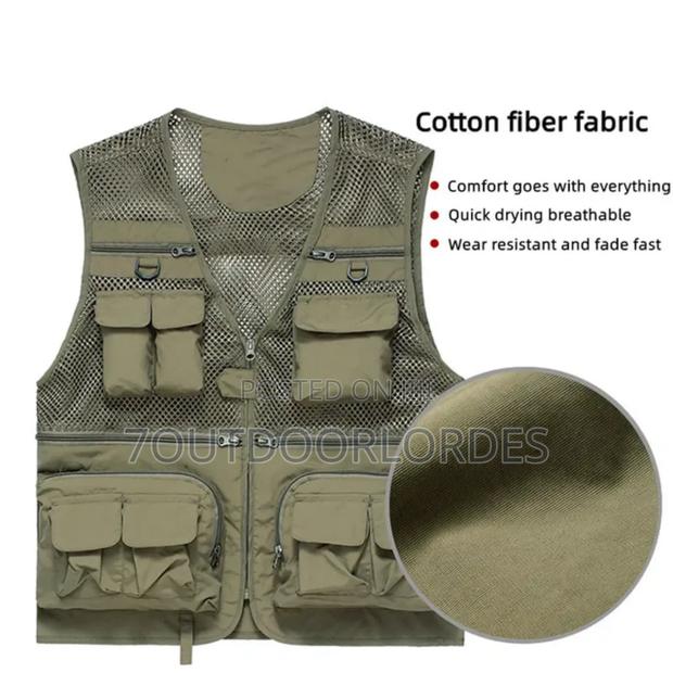 Outdoor Jacket Half Coat Cargo Vests - thumbnail 4