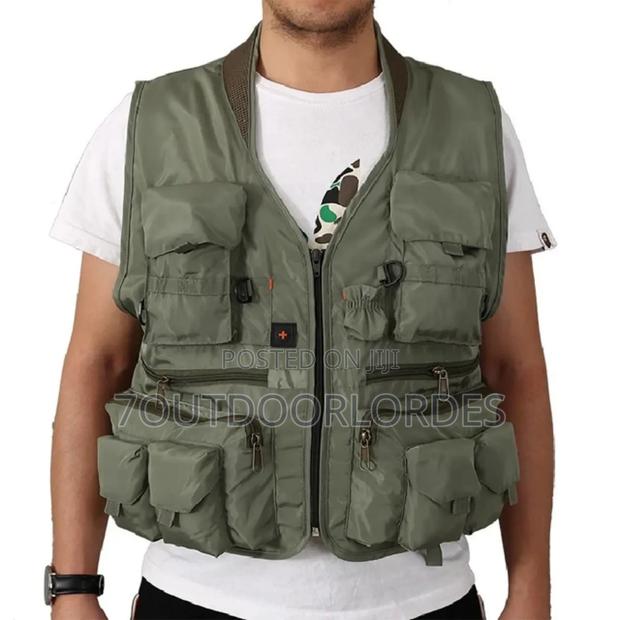 Outdoor Quick Dry Vest Half Coat Cargo Vests