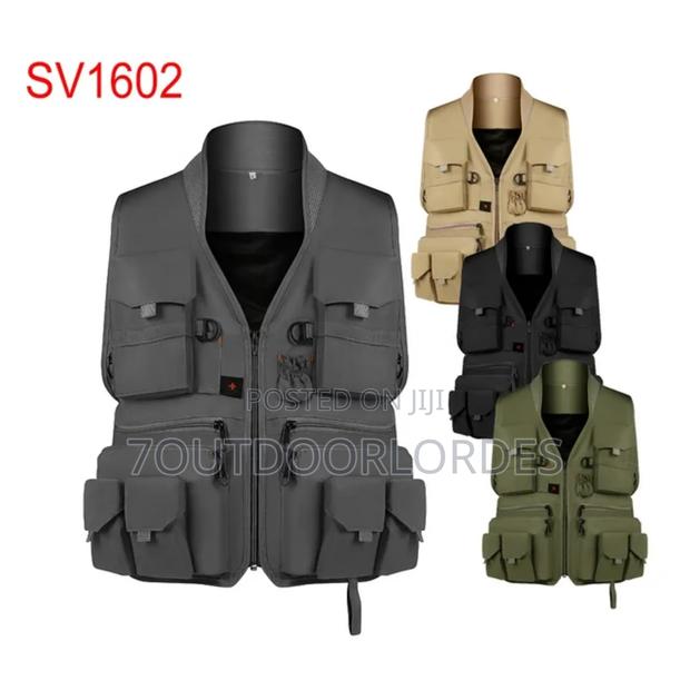 Outdoor Quick Dry Vest Half Coat Cargo Vests - thumbnail 7