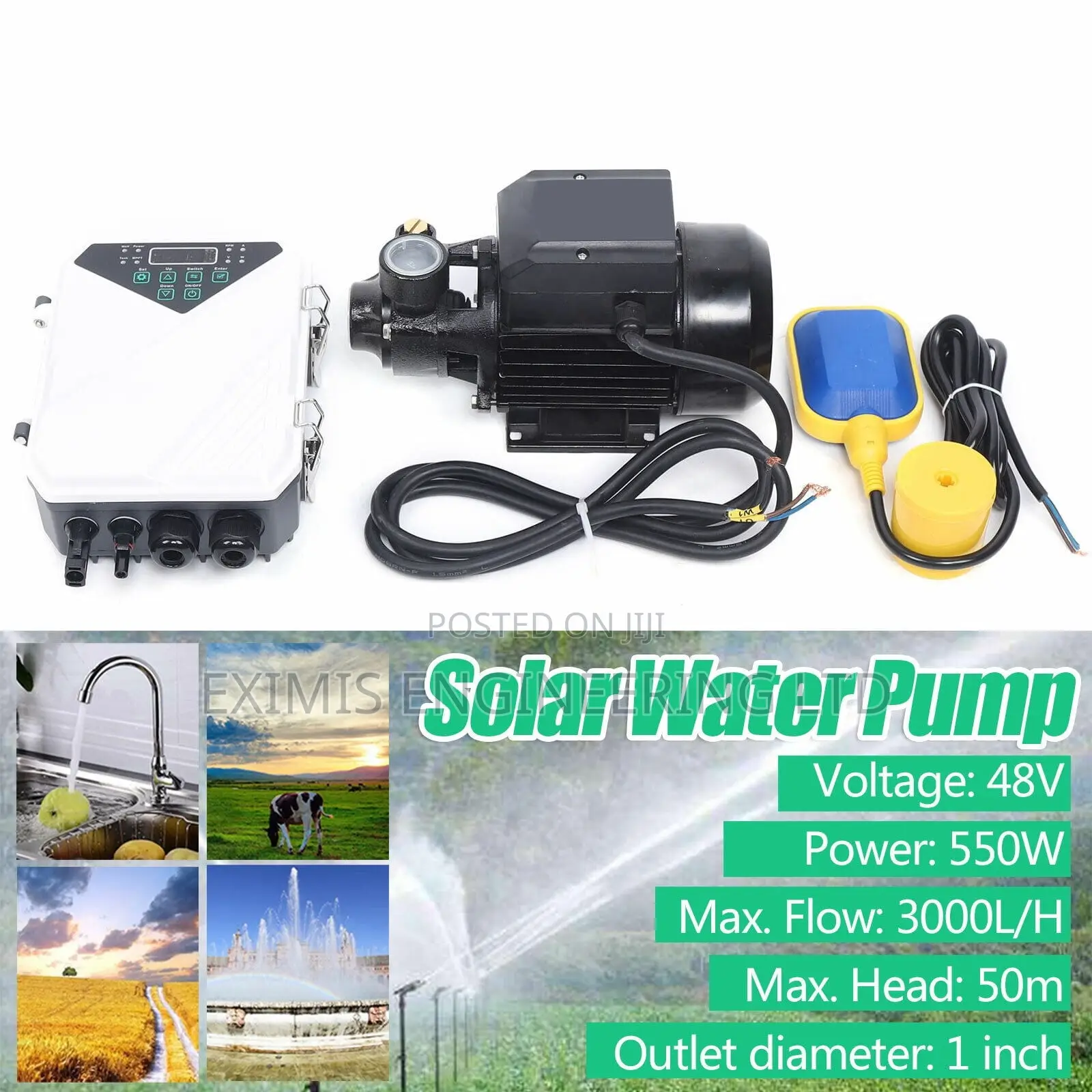 Surface Pump Package 280 W ( Pump, Panel, Piping)