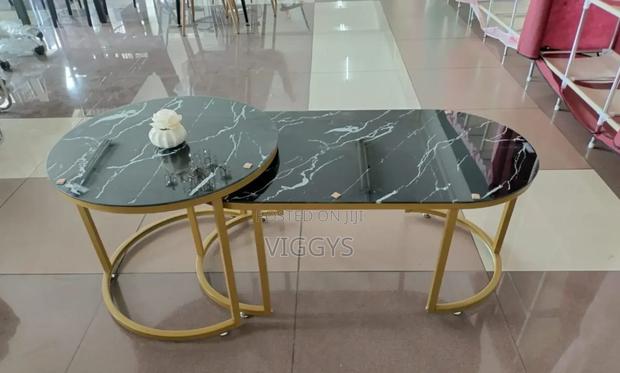 New Black Marble Coffee Table FCT/Marble Table - main view