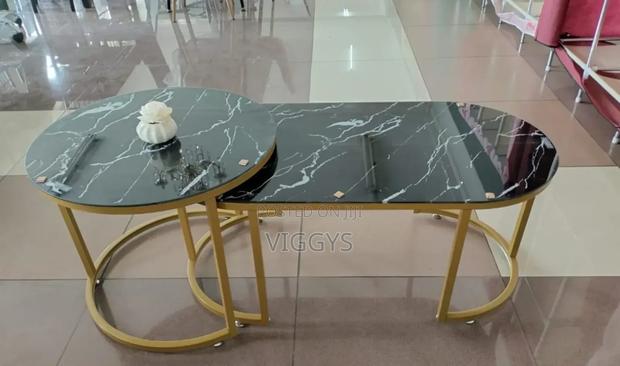 Affordable Black Marble Coffee Table FCT/Marble Table - main view
