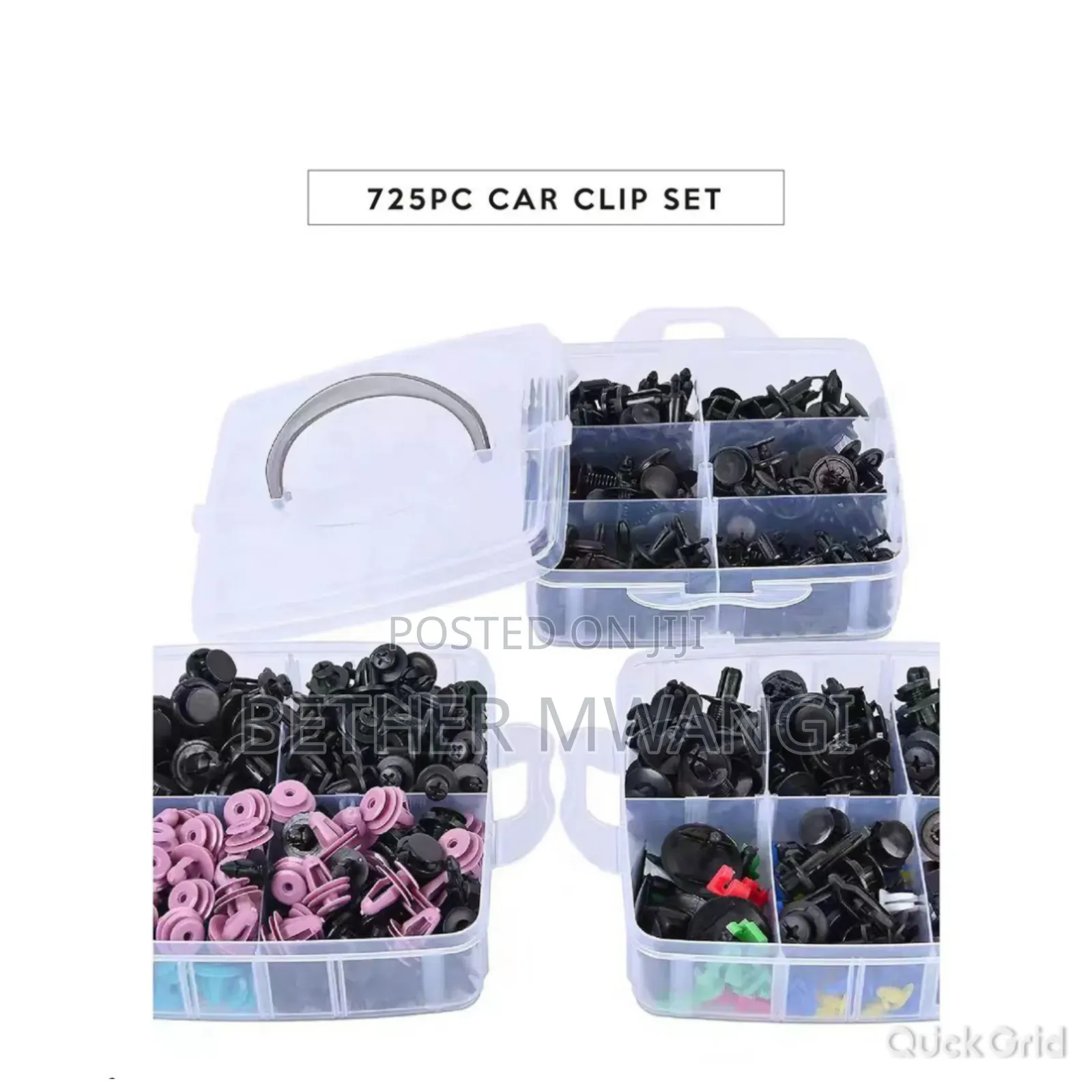 725 PCS Car Push Retainer Clips Auto Fasteners Assortments