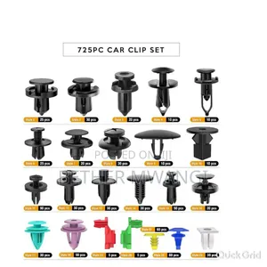 725 PCS Car Push Retainer Clips Auto Fasteners Assortments