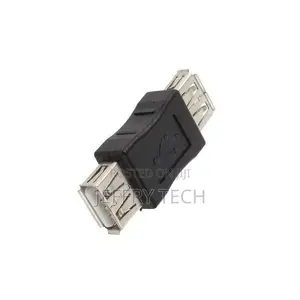 USB 2.0 Type A Female To A Female Coupler Adapter - Black