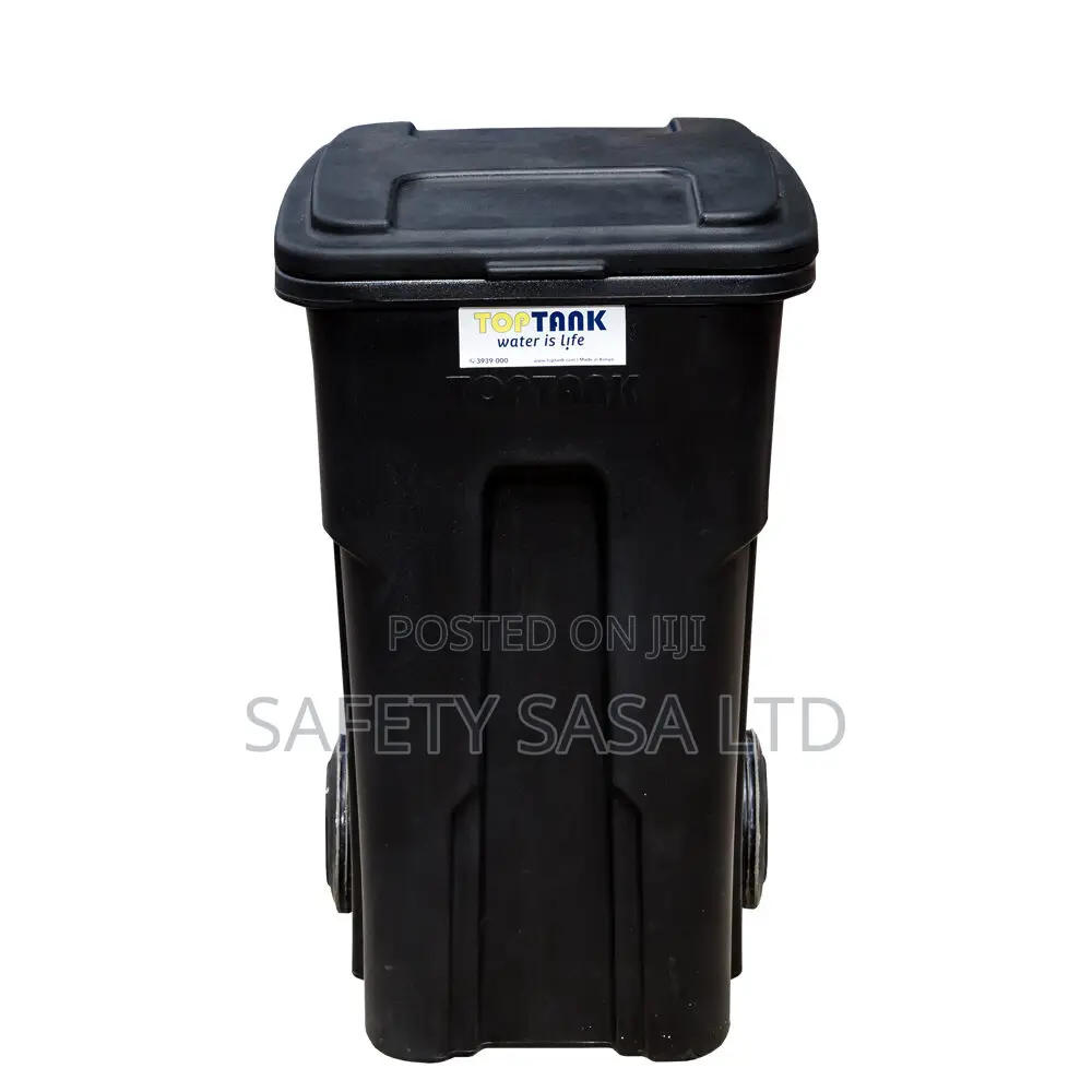 Top Tank 120 Litres Garbage Bin With Wheels