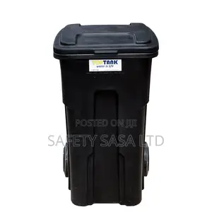 Top Tank 120 Litres Garbage Bin With Wheels