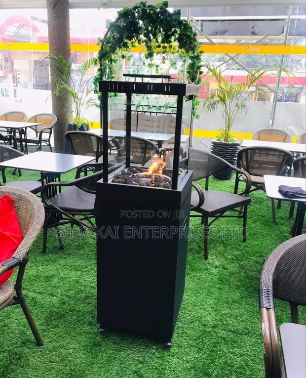Fire Pit Rectangular Shape Garden Indoor Outdoor Heaters - main view