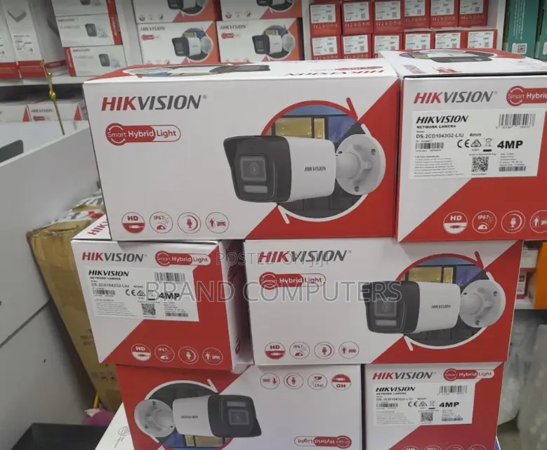 Hikvision 4MP Smart Dual Light Bullet IP Camera With Mic
