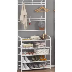 5-Layer Assemble Shoe Rack With Hunger