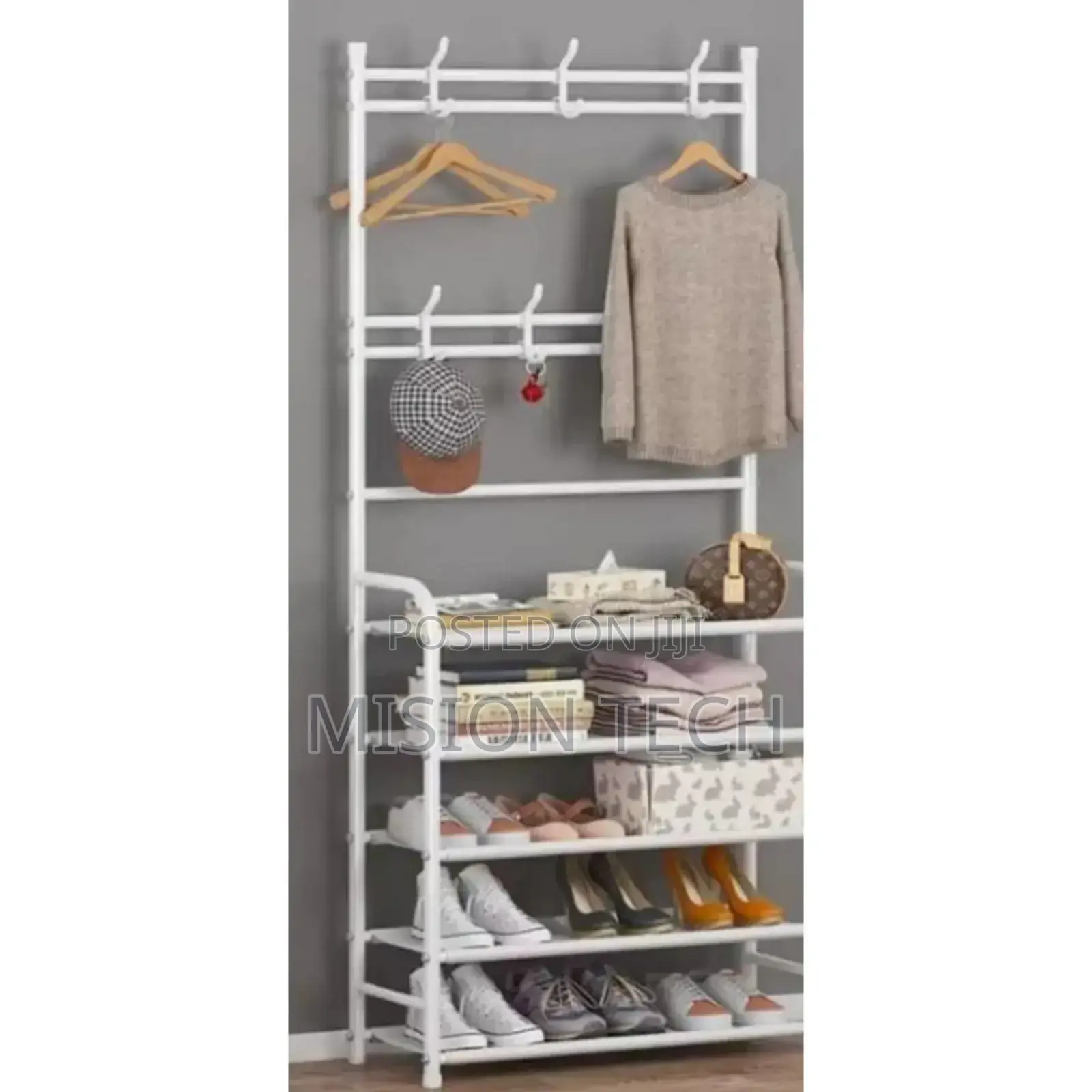 Multifunctional 5-Layer Simple Shoe Rack