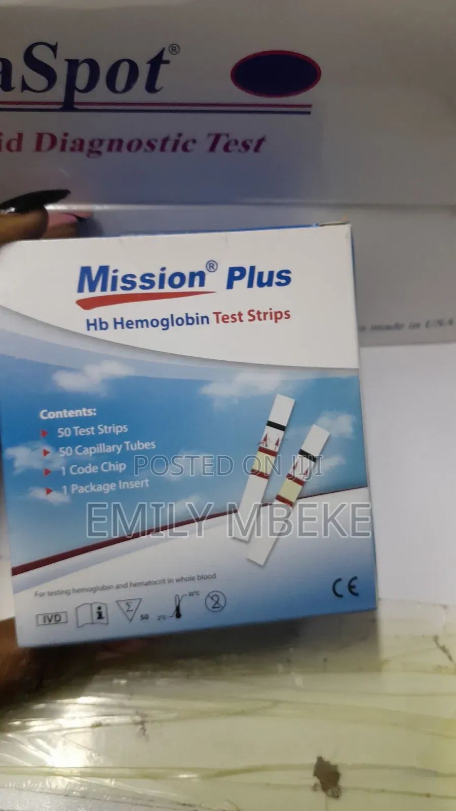 Hb Mission Test Strips