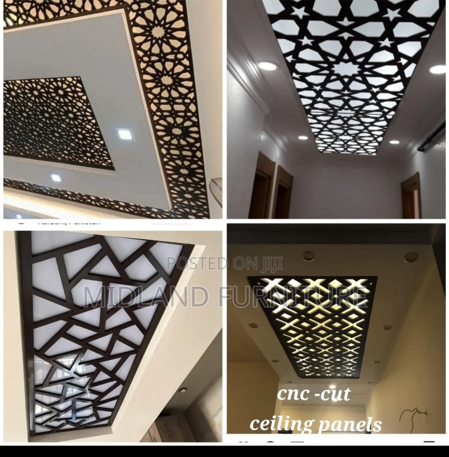 CNC Cut Celing Decor Panels